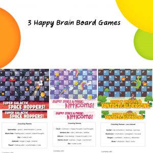3 Happy Brain Board Games